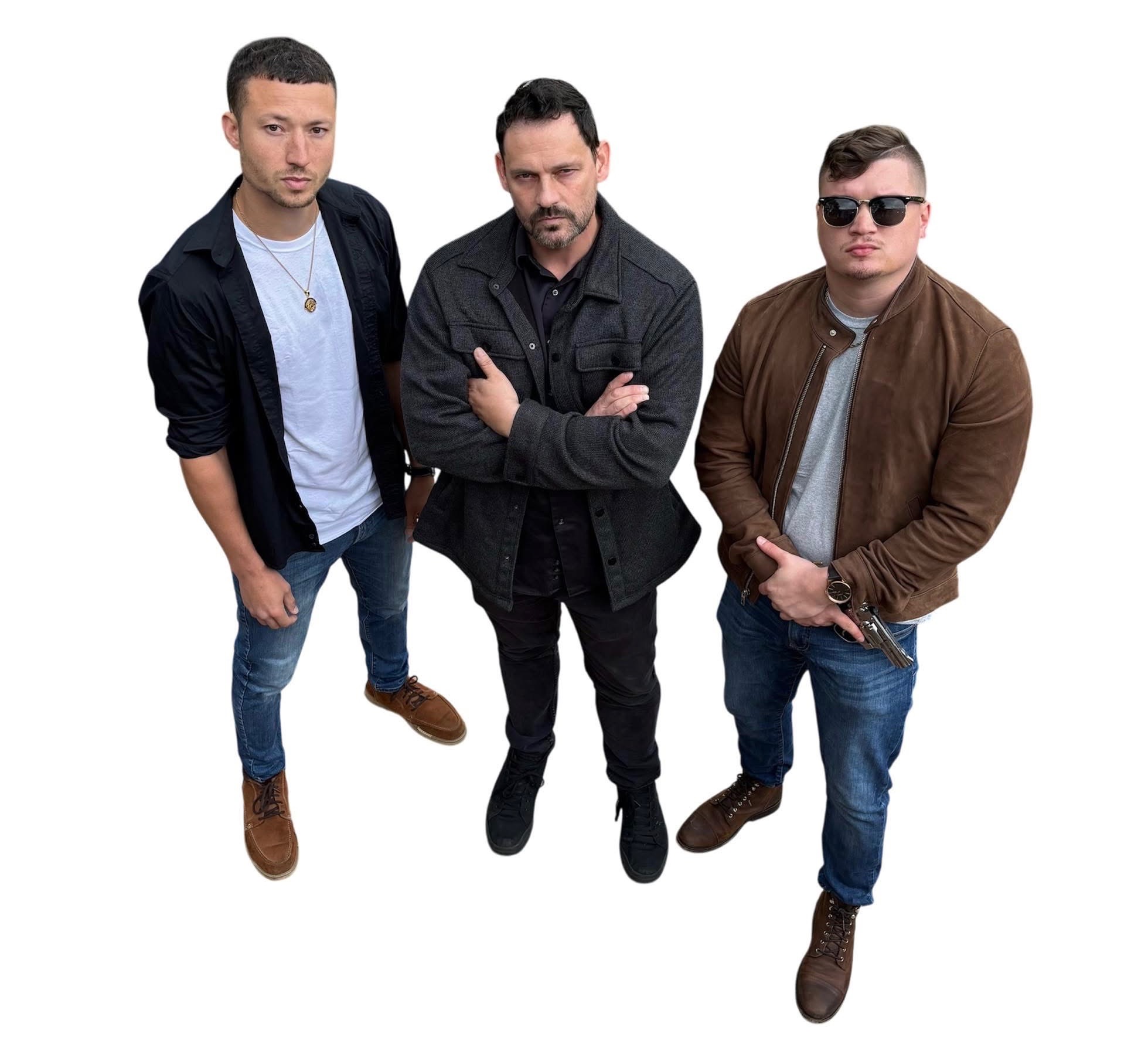 77 cast portrait — Tommy Dishman, Mason Johnson, Tyler Jackson