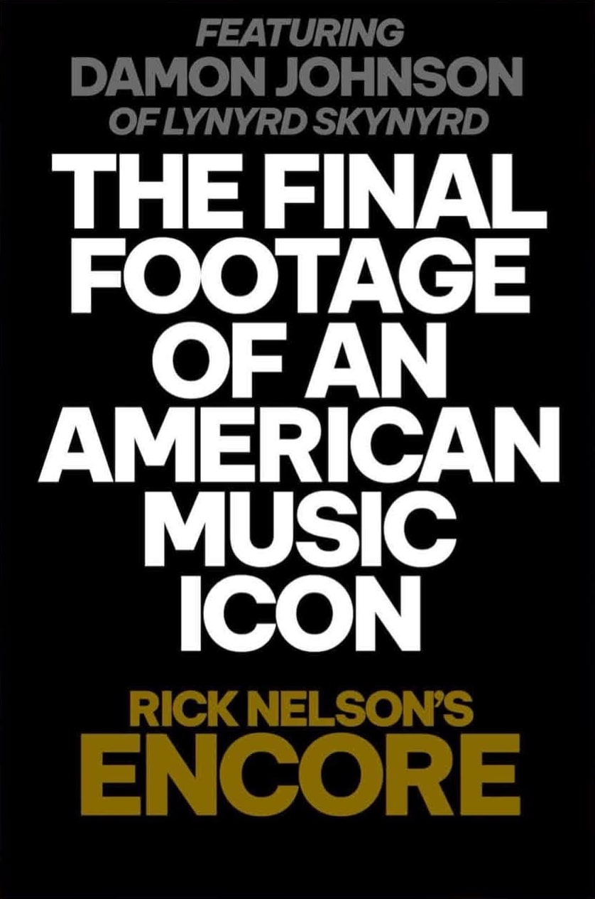 Rick Nelson's Encore — official poster