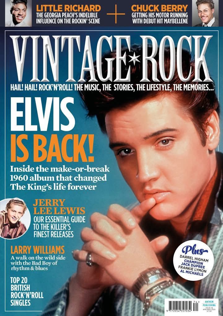 Vintage Rock Magazine cover — upcoming feature on Rick Nelson: Guntersville