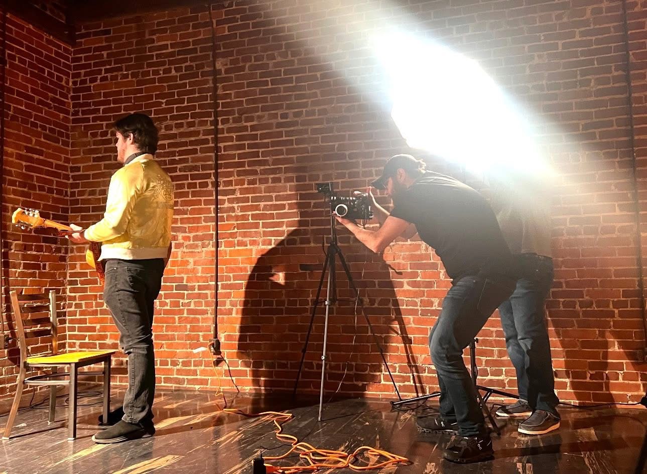 Behind the scenes — Rick Nelson: Guntersville production at the studio